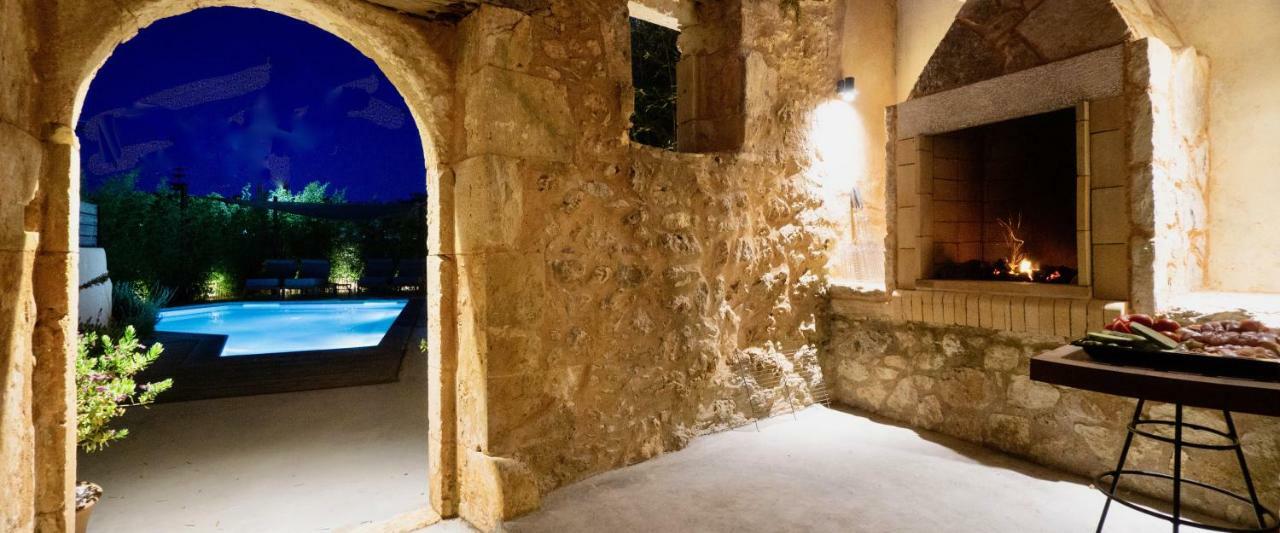 Almyrida Sands Luxury Stone Villa Xirosternion Екстер'єр фото