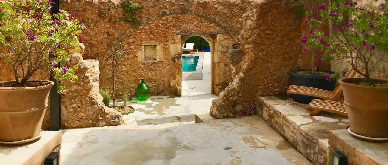 Almyrida Sands Luxury Stone Villa Xirosternion Екстер'єр фото